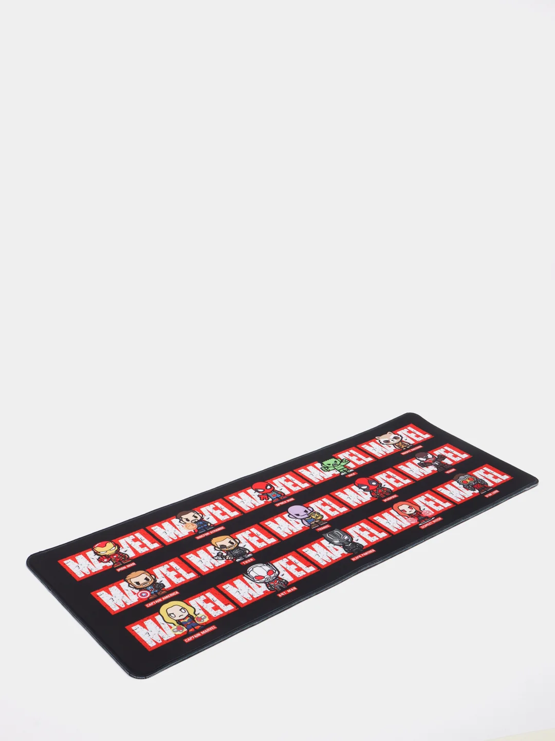 Алый игровой коврик Marvel большого размера, антискользящее покрытие, 80x30 см
