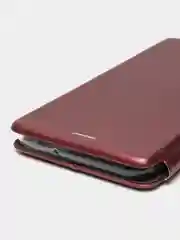 Багровый чехол-книжка для Samsung Galaxy A03s