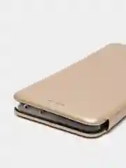 Золотой чехол-книжка для Samsung Galaxy S21 Ultra