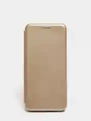 Золотой чехол-книжка для Samsung Galaxy S21 Ultra