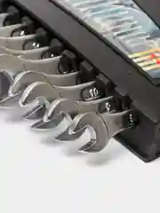 Ключ гаечный комбинированный, набор 14 штук, 8,9,10,11,12,13,14,15,16,17,19,21,22,24 мм