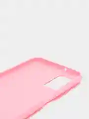 Розовый чехол Samsung Galaxy A03S силиконовый прозрачный (Самсунг Галакси А03С)