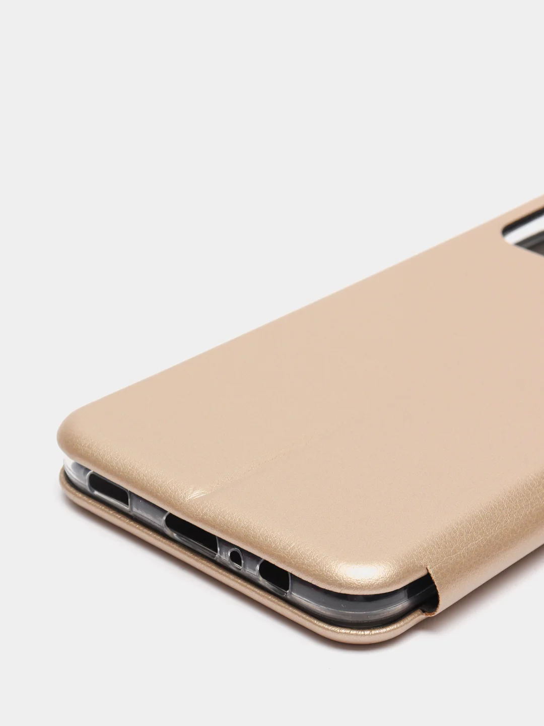 Золотой чехол-книжка Samsung Galaxy A03 (Самсунг Галакси А03)