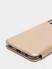 Золотой чехол-книжка Samsung Galaxy A03 (Самсунг Галакси А03)