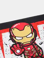 Бежевый меланж игровой коврик Marvel большого размера, антискользящее покрытие, 80x30 см