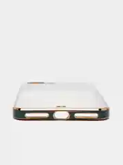 Зеленый чехол-накладка для 7 / 8 / SE2020, 7 plus / 8 plus, силиконовый, с металлическим ободком