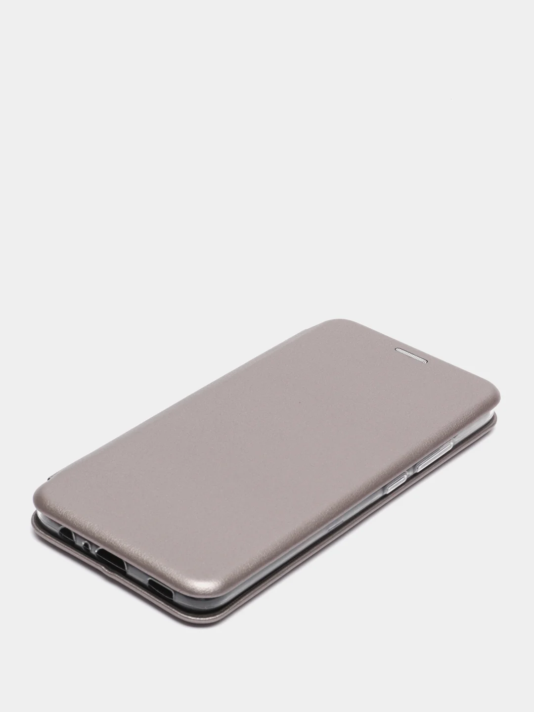 Серебряный чехол-книжка Samsung Galaxy A03 (Самсунг Галакси А03)