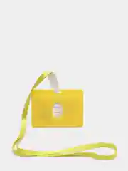 Желтый бейдж горизонтальный