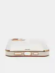 Черный чехол Накладка силиконовая с металическим ободком iPhone 12 mini /12 /12pro /12 proMax