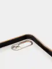 Черный чехол-накладка для 7 / 8 / SE2020, 7 plus / 8 plus, силиконовый, с металлическим ободком