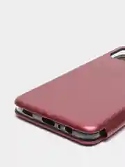 Бордовый чехол-книжка Samsung Galaxy A03 (Самсунг Галакси А03)