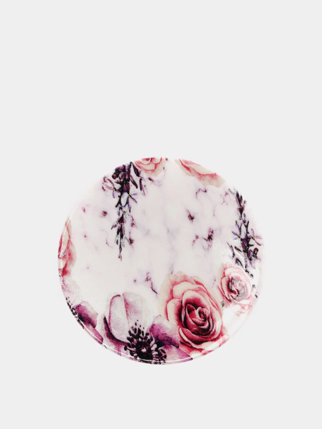Красный поп сокеты с цветочками, Pop Socket