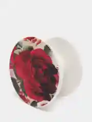 Алый поп сокеты с цветочками, Pop Socket