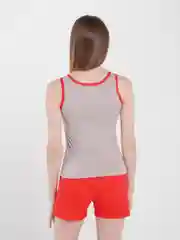 Алый женский пижамный комплект