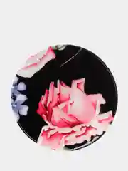 Черный поп сокеты с цветочками, Pop Socket