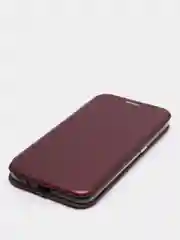 Бордовый чехол книжка для Samsung Galaxy A01, Самсунг А01