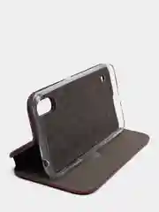 Бордовый чехол книжка для Samsung Galaxy A01, Самсунг А01