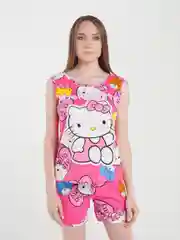 Розовый женский пижамный комплект