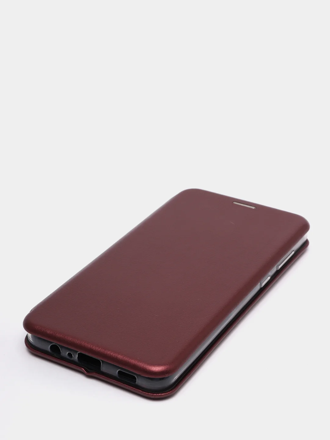 Бордовый чехол книжка на Samsung A02 (A022) / Чехол Самсунг А02