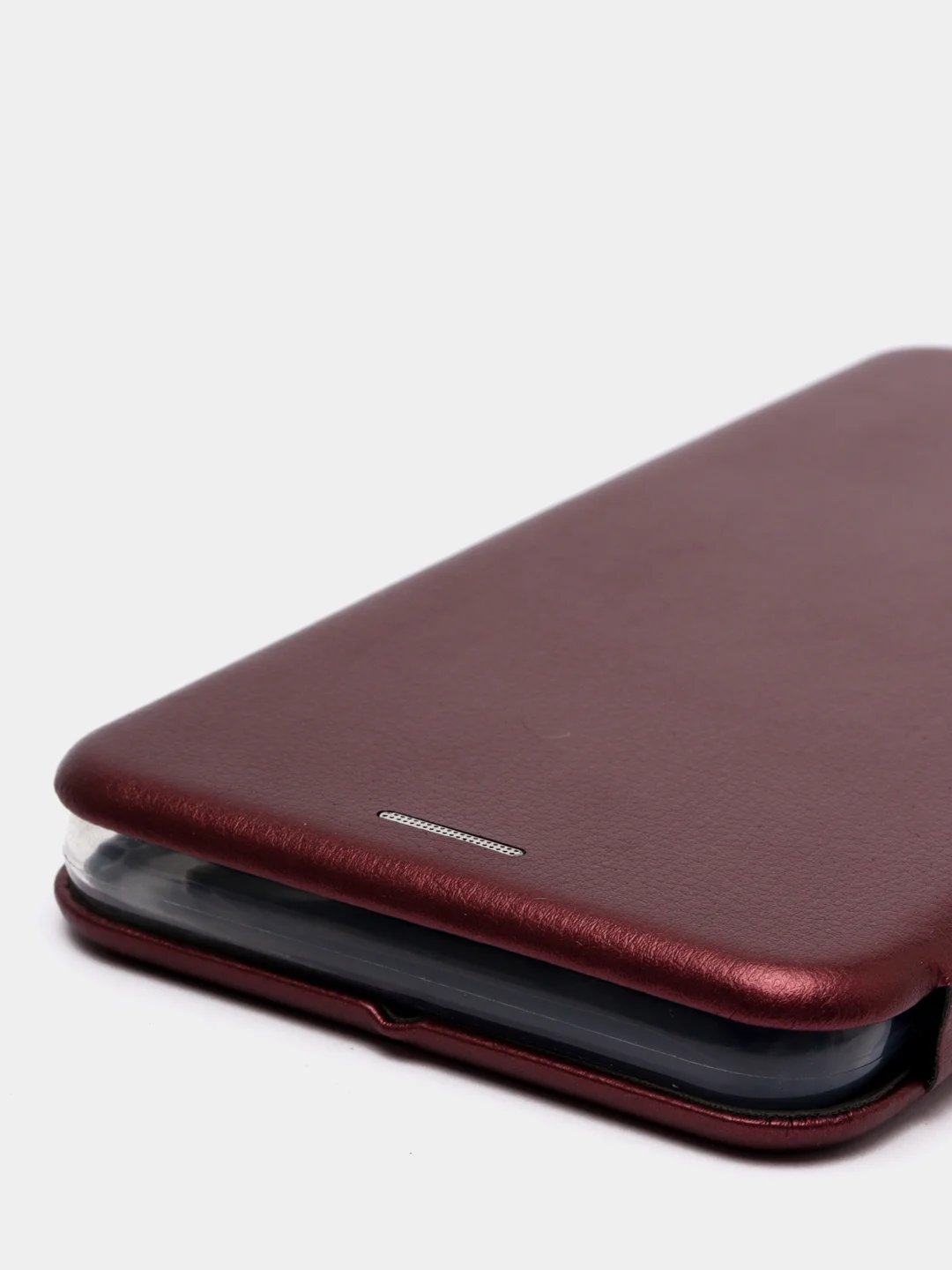 Бордовый чехол книжка на Samsung A02 (A022) / Чехол Самсунг А02