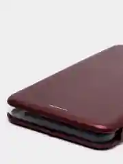 Бордовый чехол книжка на Samsung A02 (A022) / Чехол Самсунг А02