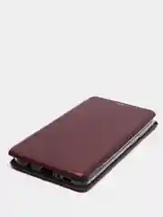 Бордовый чехол книга для Samsung Galaxy A21S, Самсунг А21S