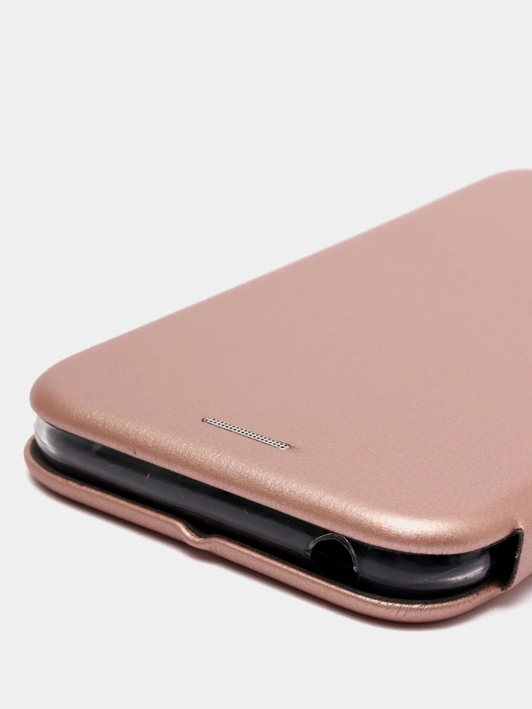 Золотой чехол книжка для Samsung Galaxy A01, Самсунг А01