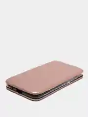 Золотой чехол книжка для Samsung Galaxy A01, Самсунг А01