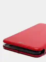 Красный чехол книжка на Samsung A02 (A022) / Чехол Самсунг А02