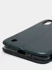 Зелёный хаки чехол книжка для Samsung Galaxy A01, Самсунг А01