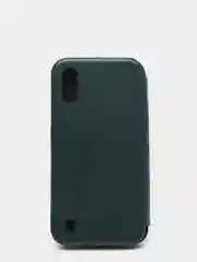 Зелёный хаки чехол книжка для Samsung Galaxy A01, Самсунг А01