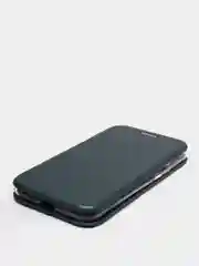 Зелёный хаки чехол книжка для Samsung Galaxy A01, Самсунг А01