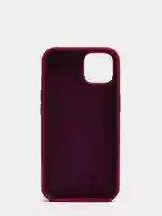 Багровый чехол Silicone Case для iPhone 13 с закрытым низом