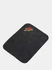 Бирюзовый коврик для бани с вышивкой, 30*40