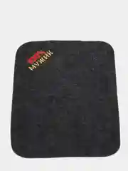 Бирюзовый коврик для бани с вышивкой, 30*40