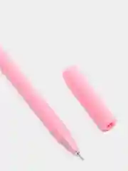Розовый гелевая ручка черная Единорожка/Ручка Единорог