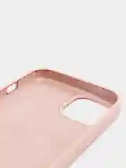 Кремовый чехол Silicone Case для iPhone 13 с закрытым низом