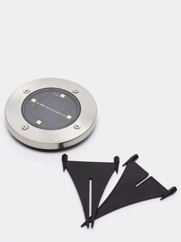 Уличный светильник на солнечной батарее Disk lights 8 LED, 1шт