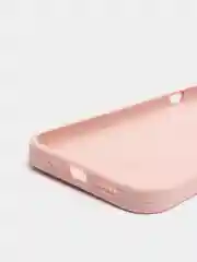 Кремовый чехол Silicone Case для iPhone 13 с закрытым низом