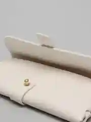 Белый футляр чехол для очков унисекс