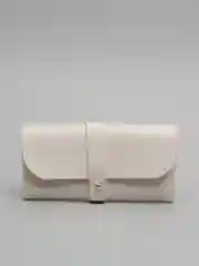 Белый футляр чехол для очков унисекс