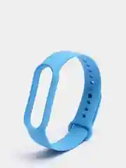 Голубой силиконовый ремешок для Xiaomi Mi Band 5, Mi Band 6, ми банд 5/6