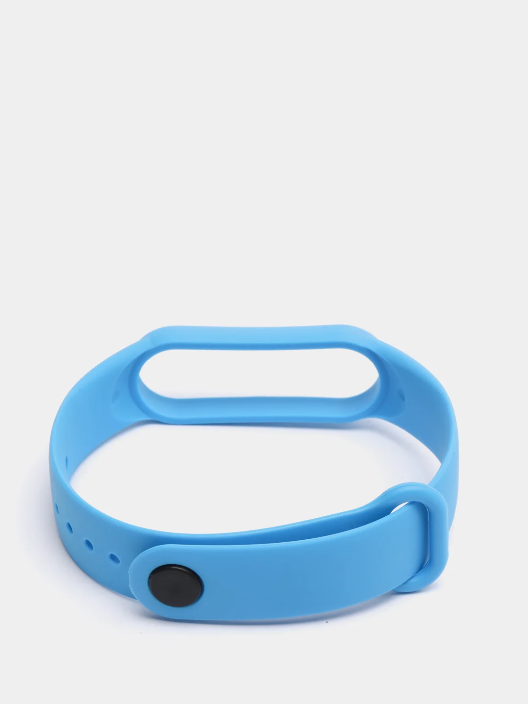 Голубой силиконовый ремешок для Xiaomi Mi Band 5, Mi Band 6, ми банд 5/6