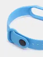 Голубой силиконовый ремешок для Xiaomi Mi Band 5, Mi Band 6, ми банд 5/6