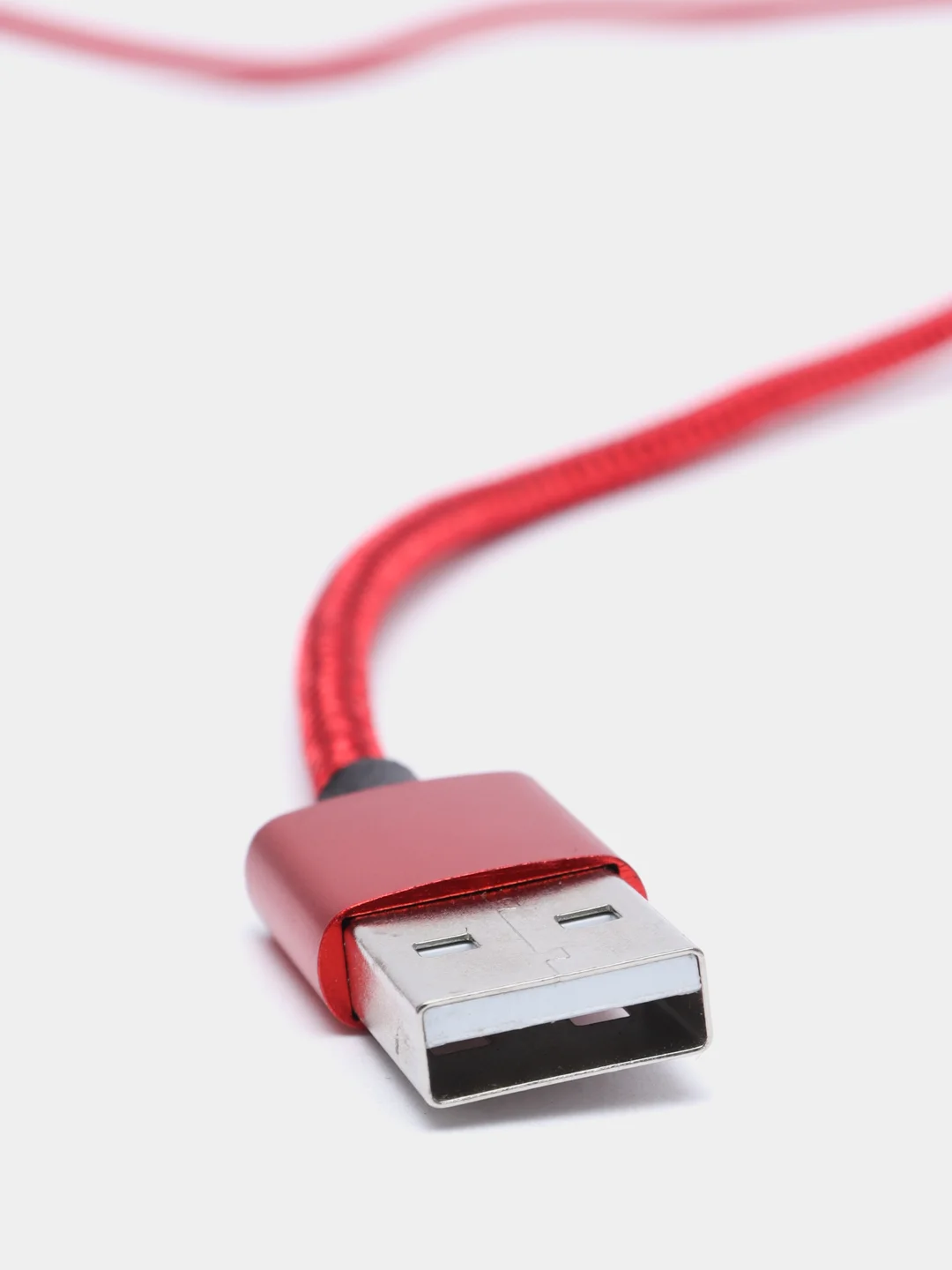 Красный магнитный кабель для зарядки Micro USB, Type C, Lightning