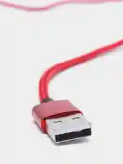 Красный магнитный кабель для зарядки Micro USB, Type C, Lightning