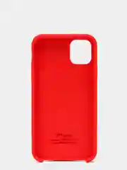 Красный защитный чехол бампер Silicon Case iPhone 11