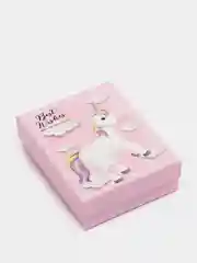 Розовый коробка подарочная