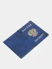 Синий обложка на паспорт