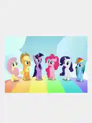Зеленый плакат Моя маленькая пони, My little Pony